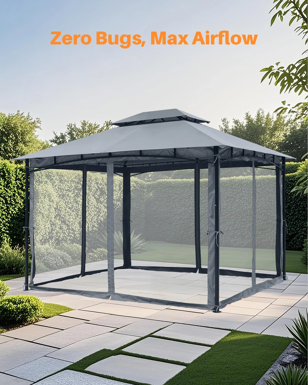 10' x 12' Metal Patio Gazebo