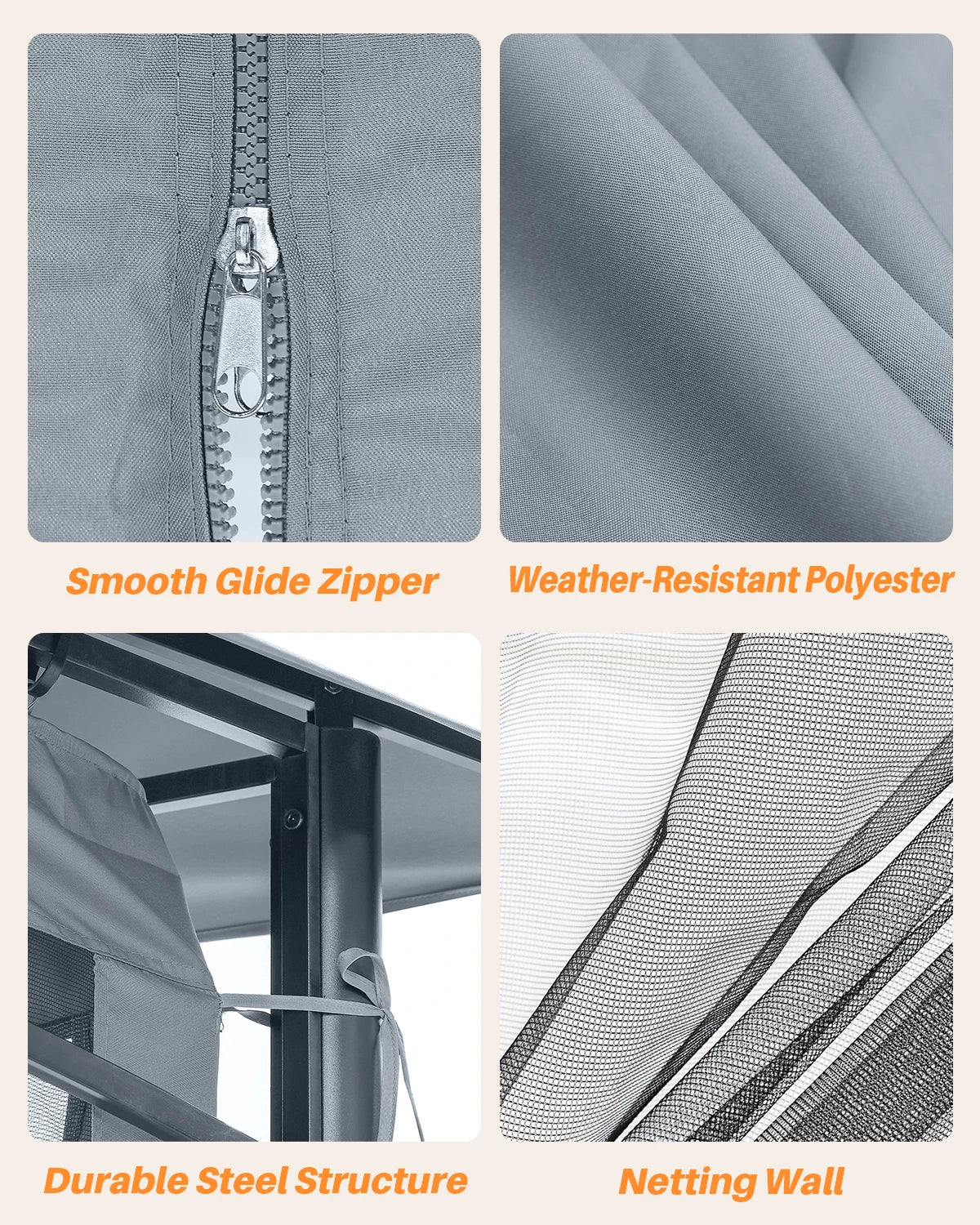 10' x 12' Metal Patio Gazebo