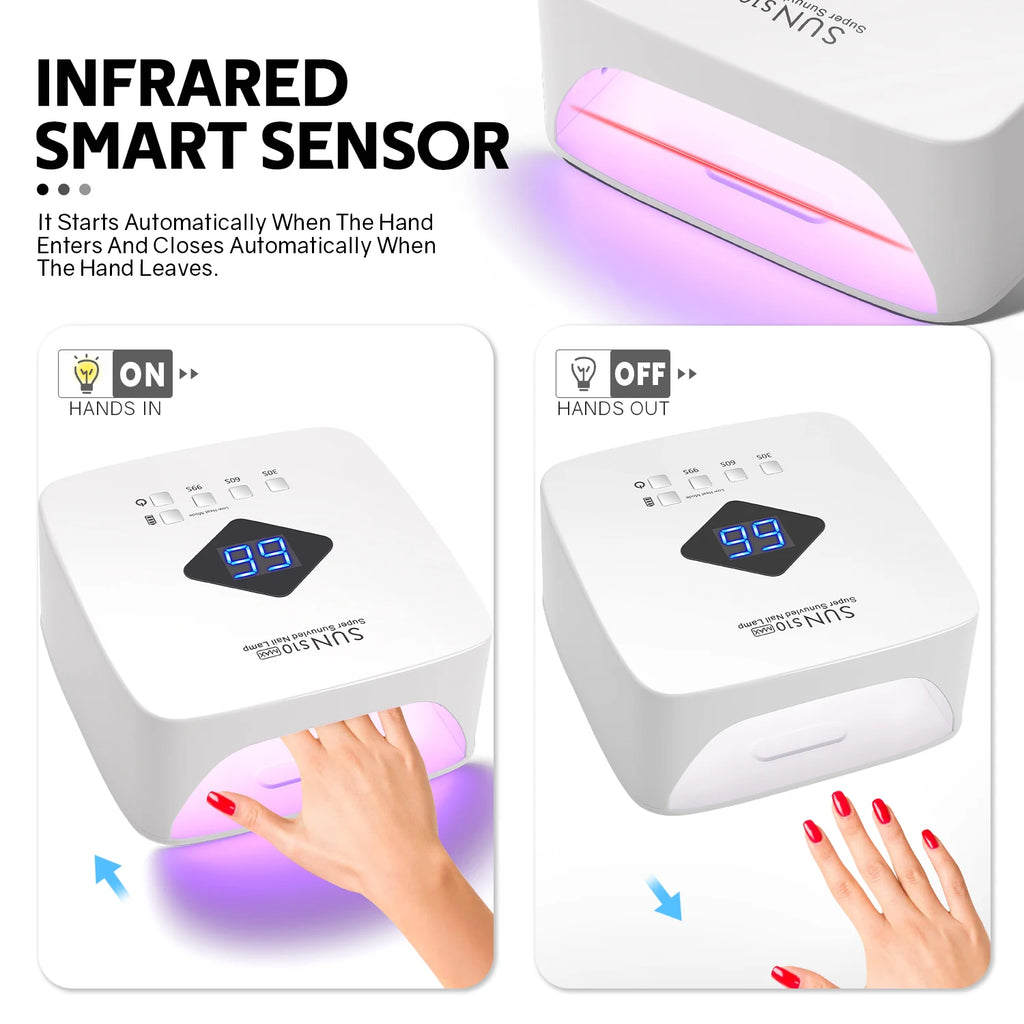 168W UV LED Nail Lamp
