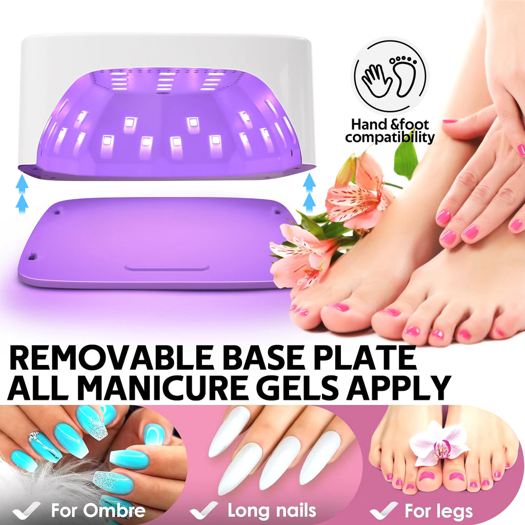 168W UV LED Nail Lamp