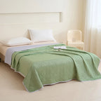 1pc Large Cooling Blanket for Hot Sleepers, Dual-Sided Soft & Lightweight Summer Bedding, Contemporary Geometric Pattern,