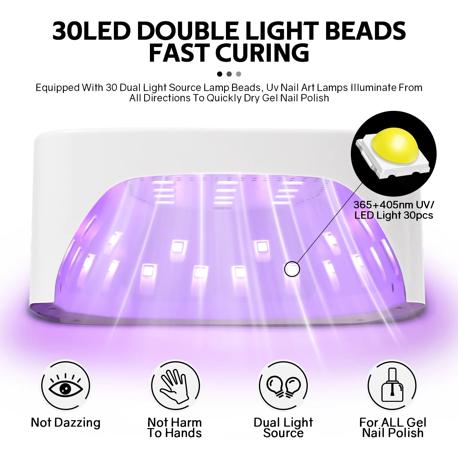 168W UV LED Nail Lamp