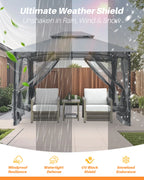 10' x 12' Metal Patio Gazebo