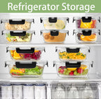 12pcs Glass Lunch Box Food Storage