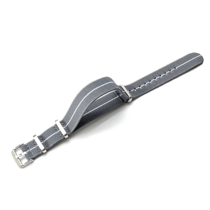 Elastic woven nato watch strap Nylon