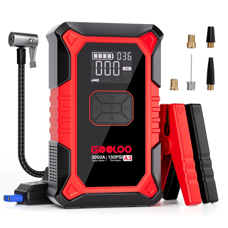 Jump Starter with Air Compressor