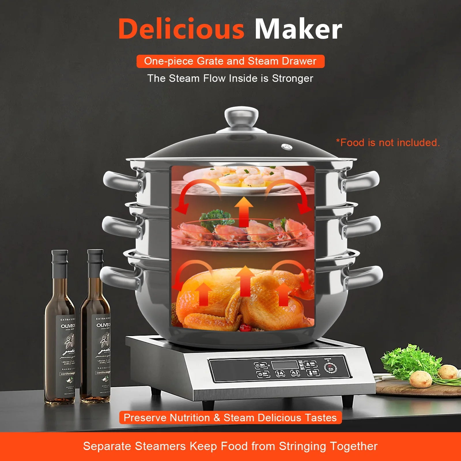 Multi-Function 3 Tier Cook Pots
