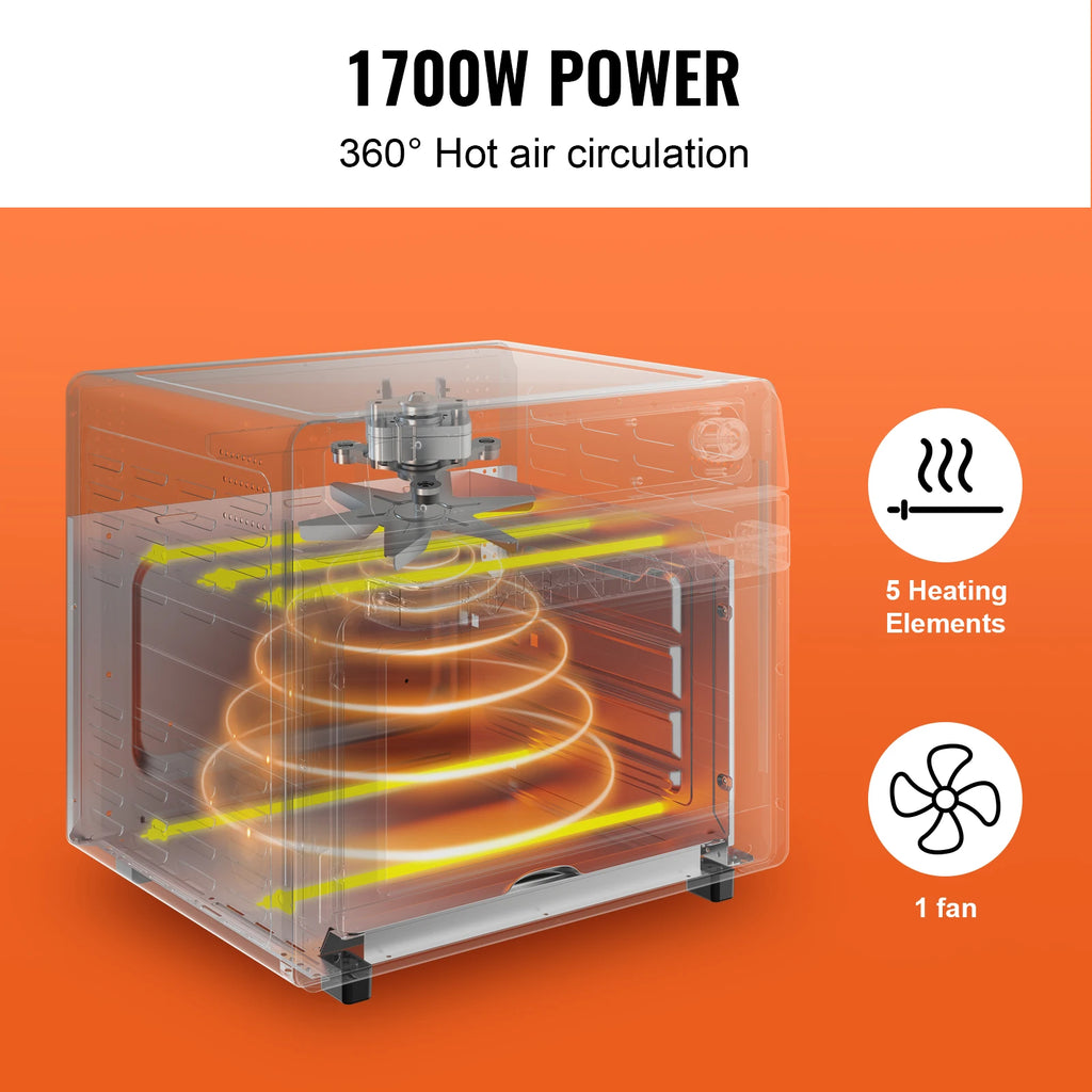 Air Fryer Toaster Oven 25L Convection Oven
