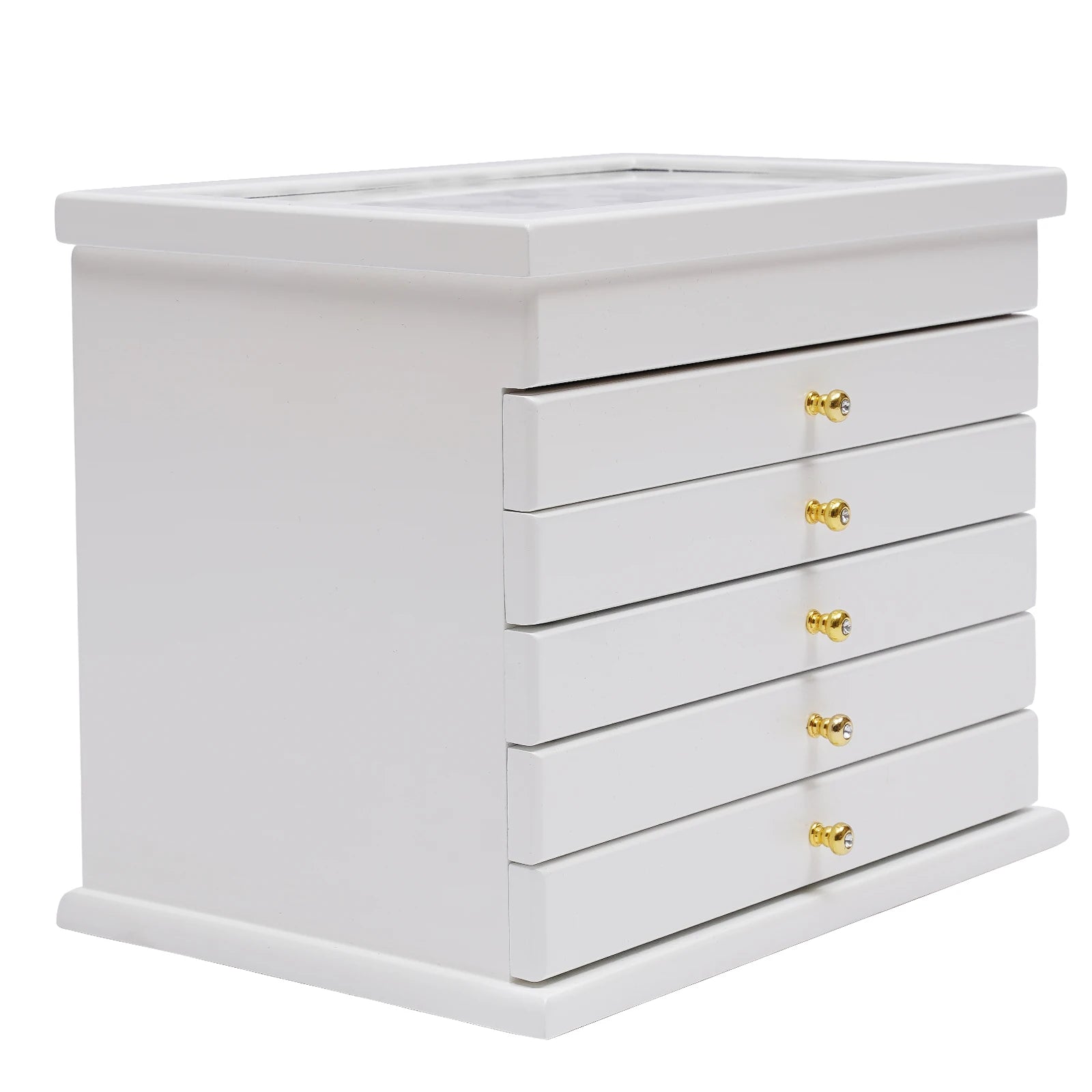 6 Layers Wooden Jewelry Boxes
