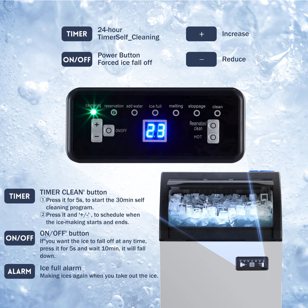 100lbs/24H Commercial Ice Maker Machine