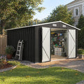 Aoxun 10x12ft Outdoor Storage Shed