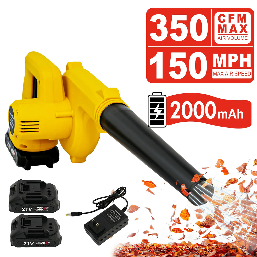 2-in-1 Cordless Leaf Blower 21V