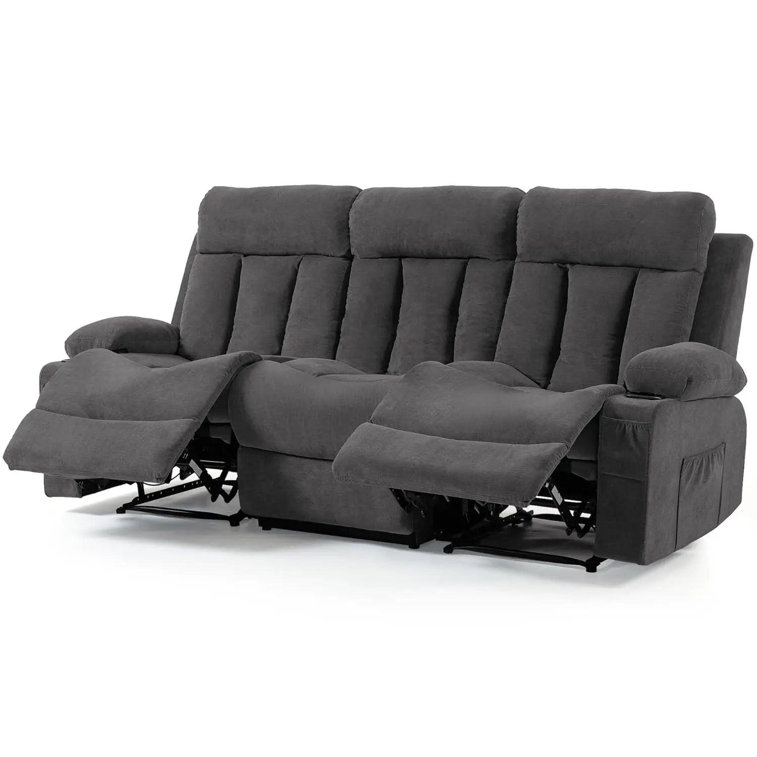 3-Seater Manual Recliner Chair