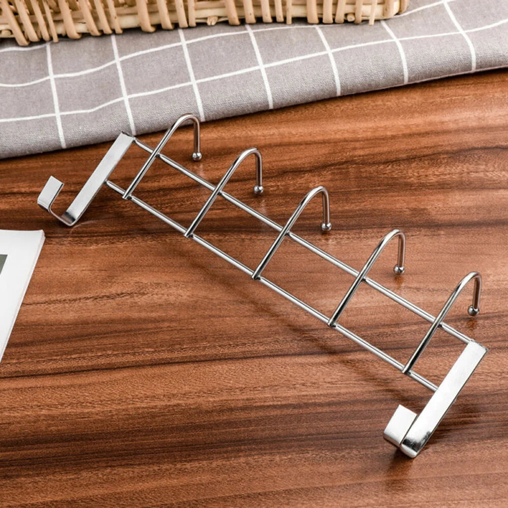 Stainless Steel 5-hook Cabinet Doo
