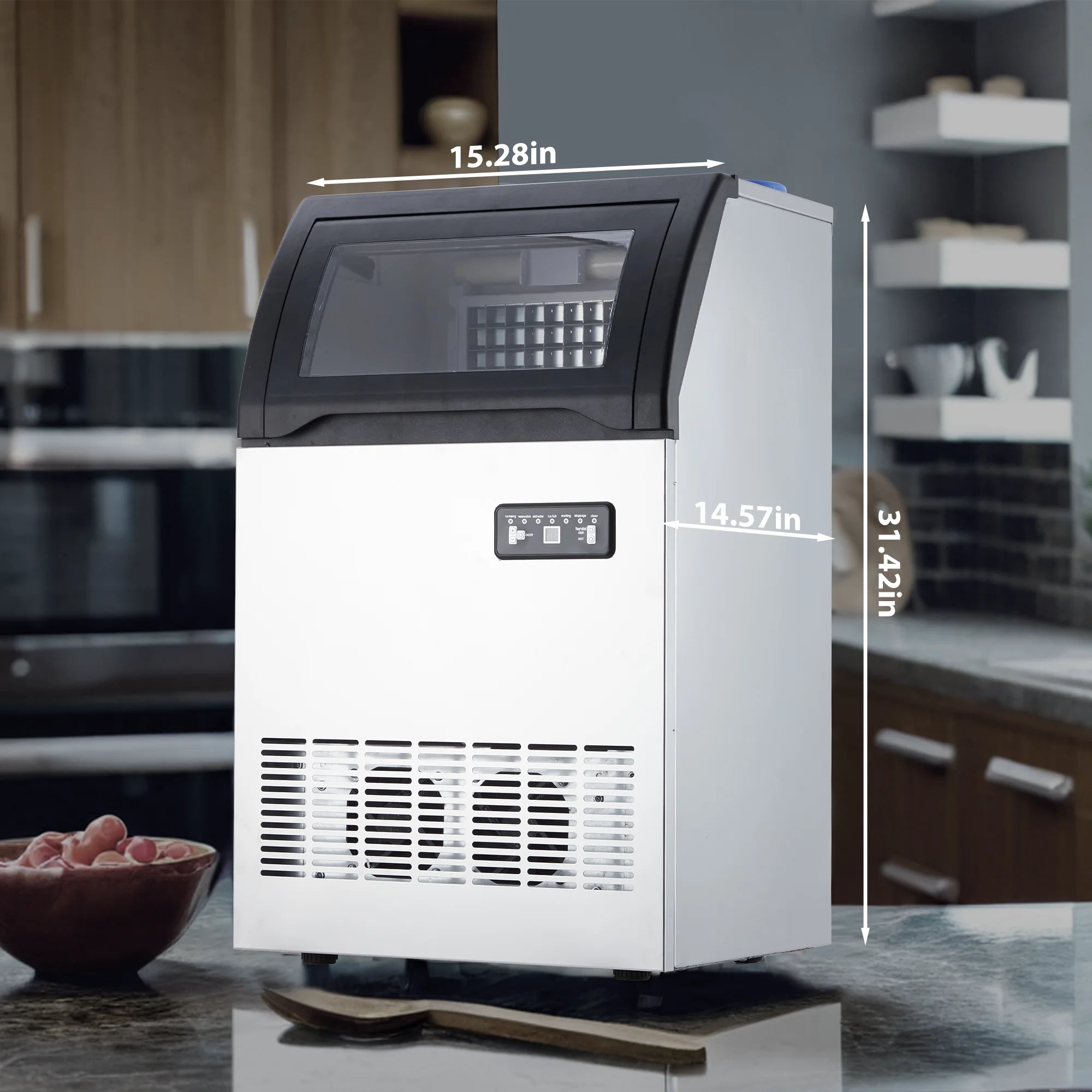 100lbs/24H Commercial Ice Maker Machine
