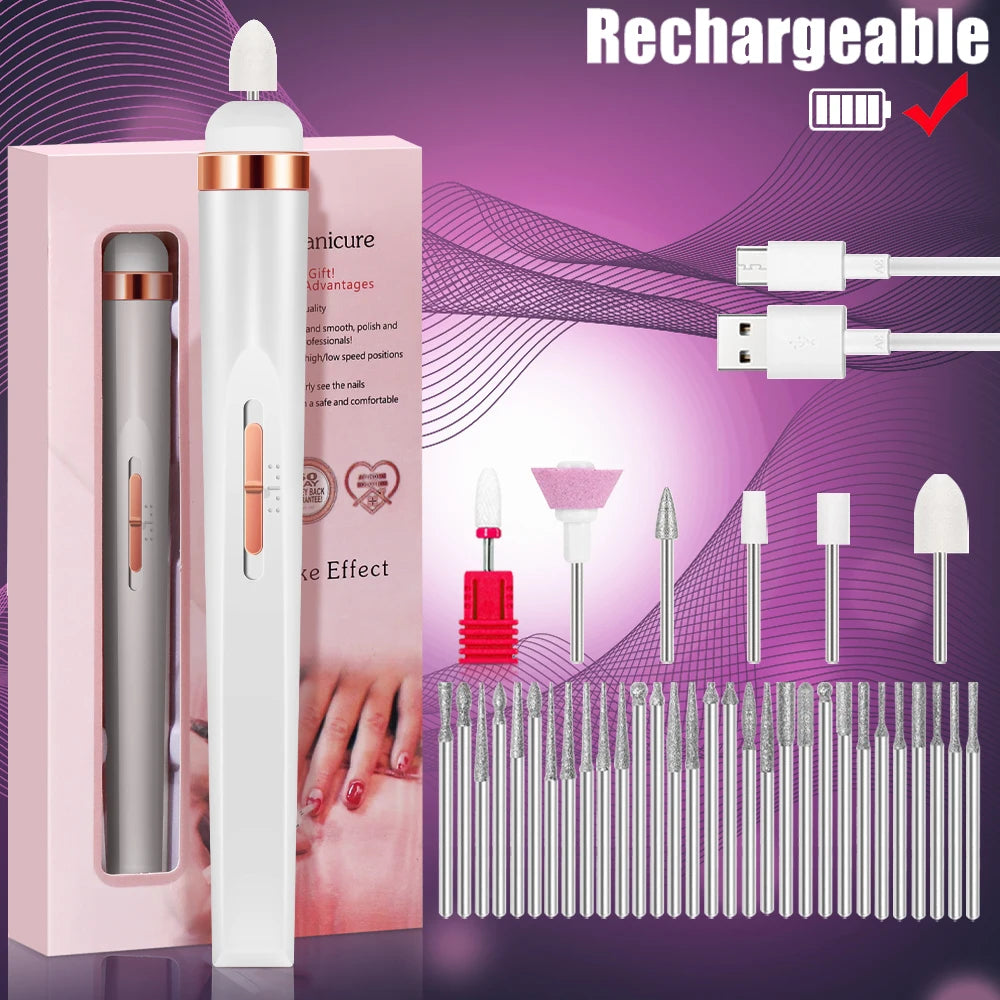 5 in 1 Electric Nail Polish Drill Machine
