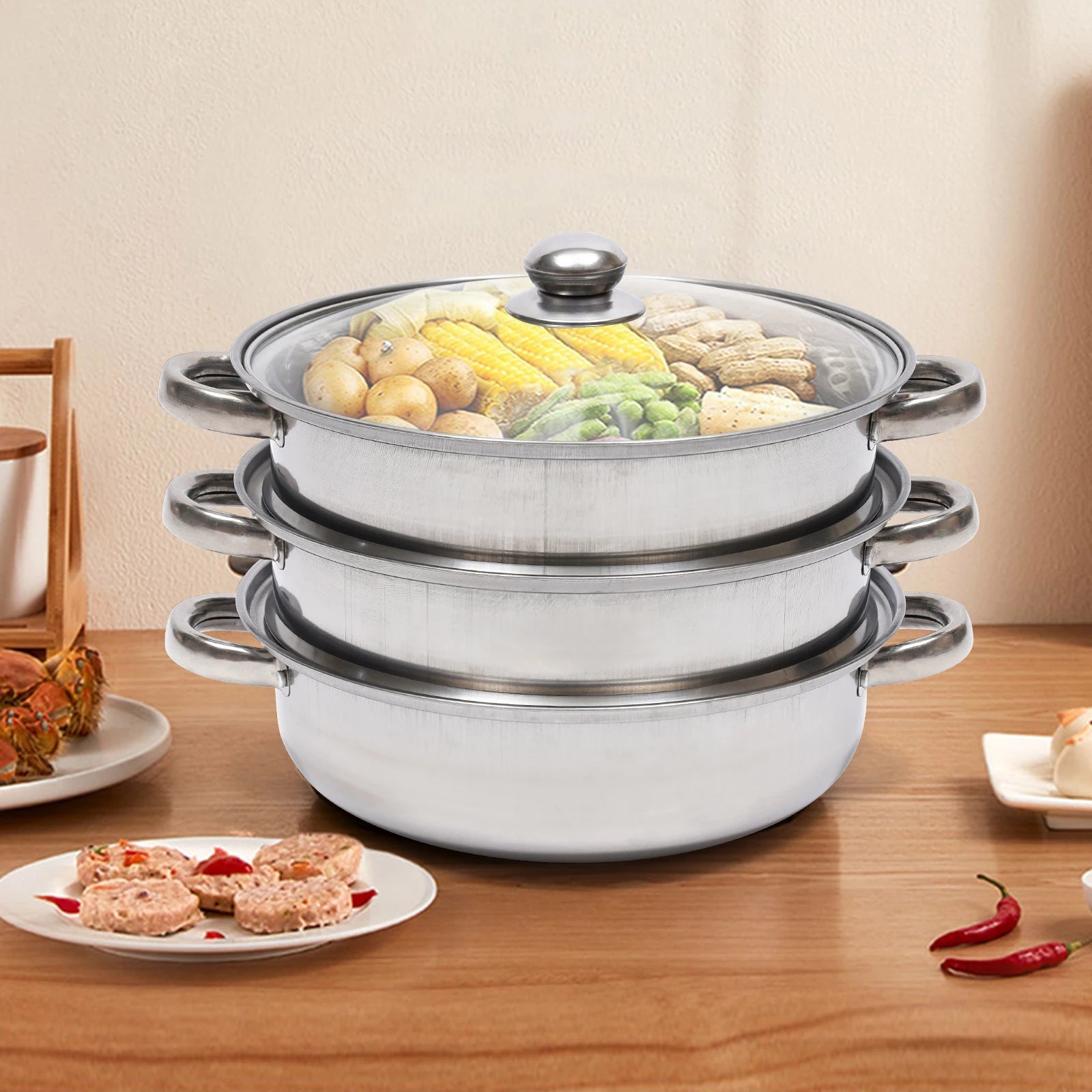 Multi-Function 3 Tier Cook Pots