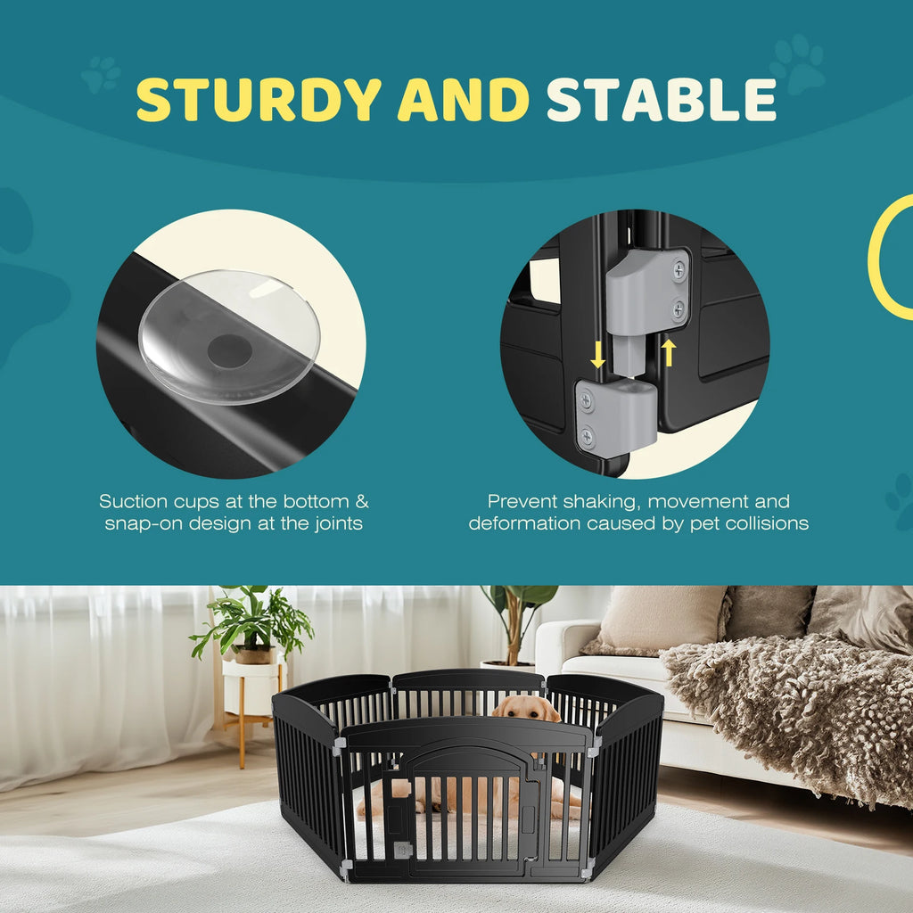 Plastic Dog Playpen 6 Panel 24IN