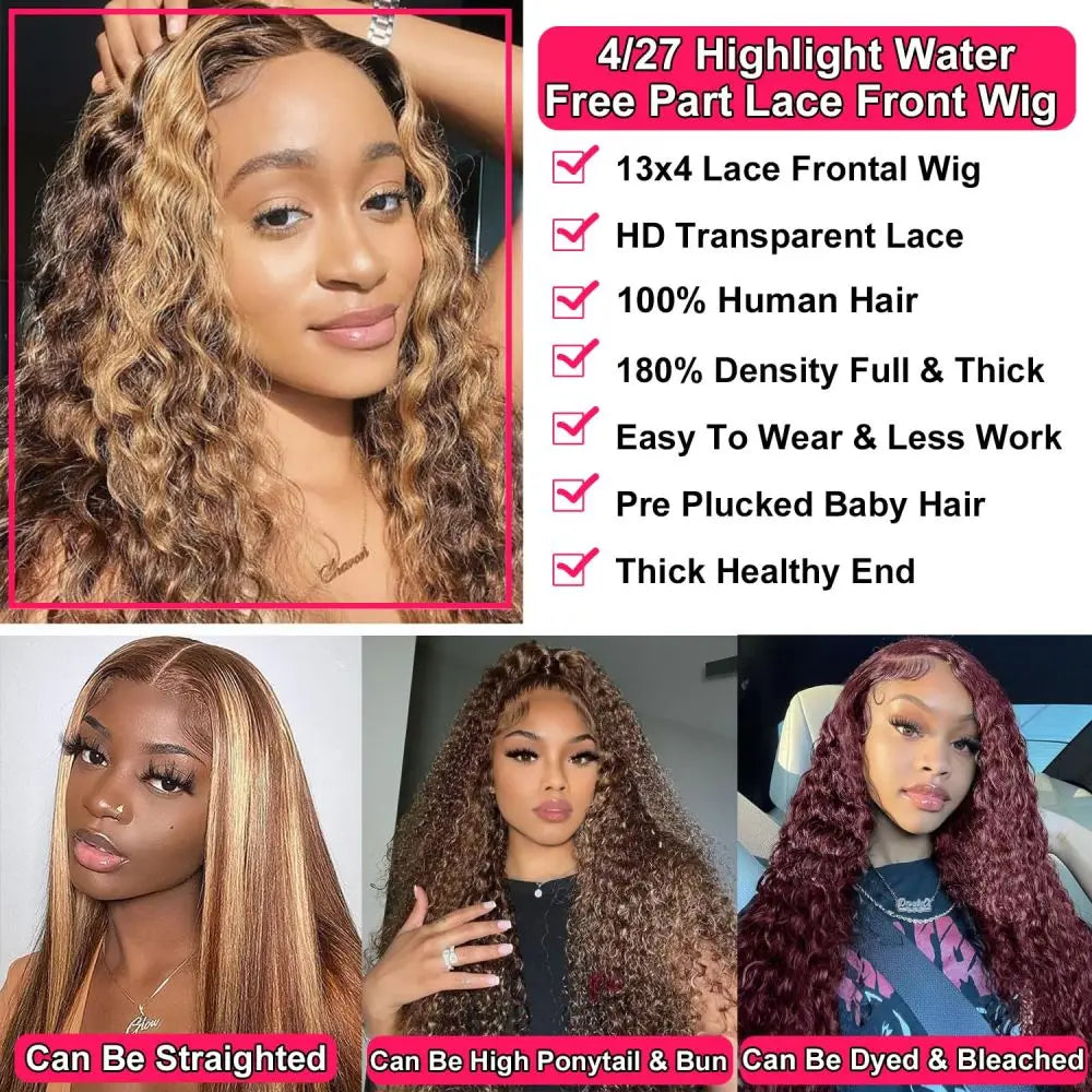 Highlight Ombre Lace Front Wig