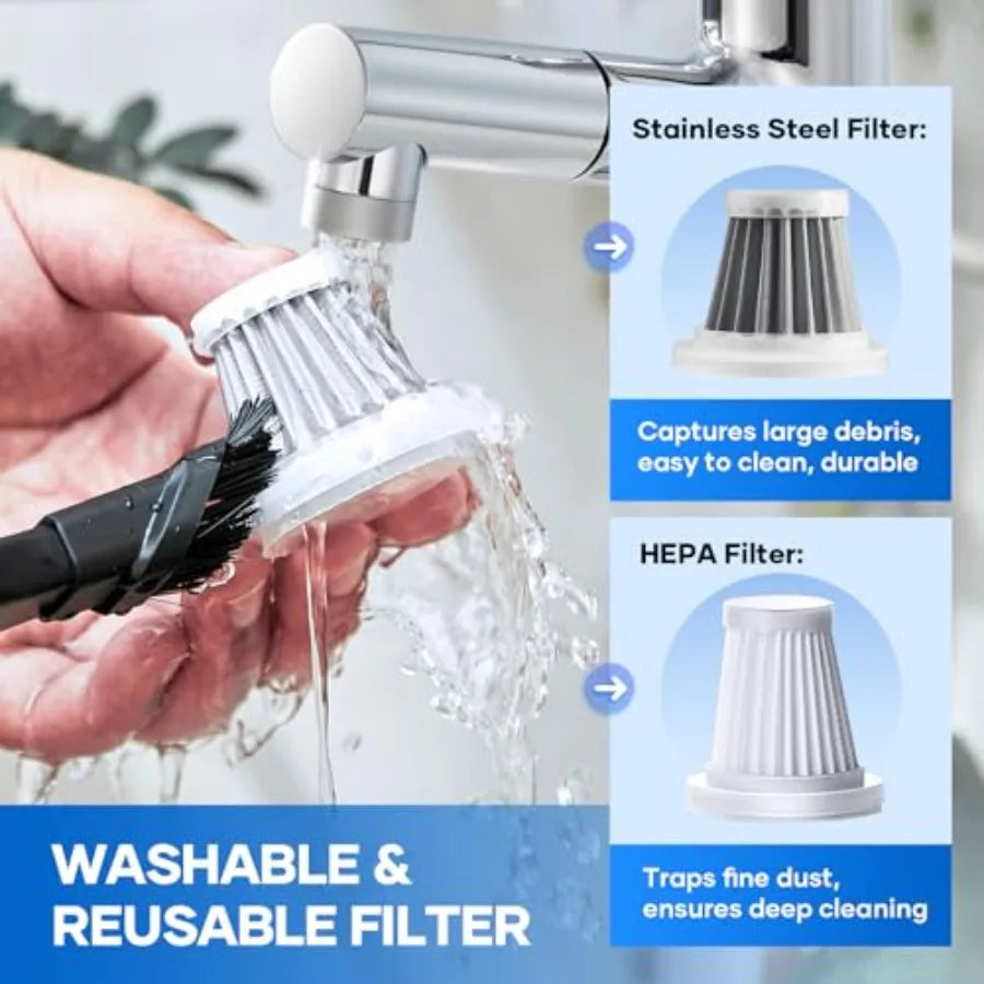 3 in 1 portable cordless mini vacuum clean