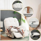 Power Recliner Chair, Swivel Rocker Recliner