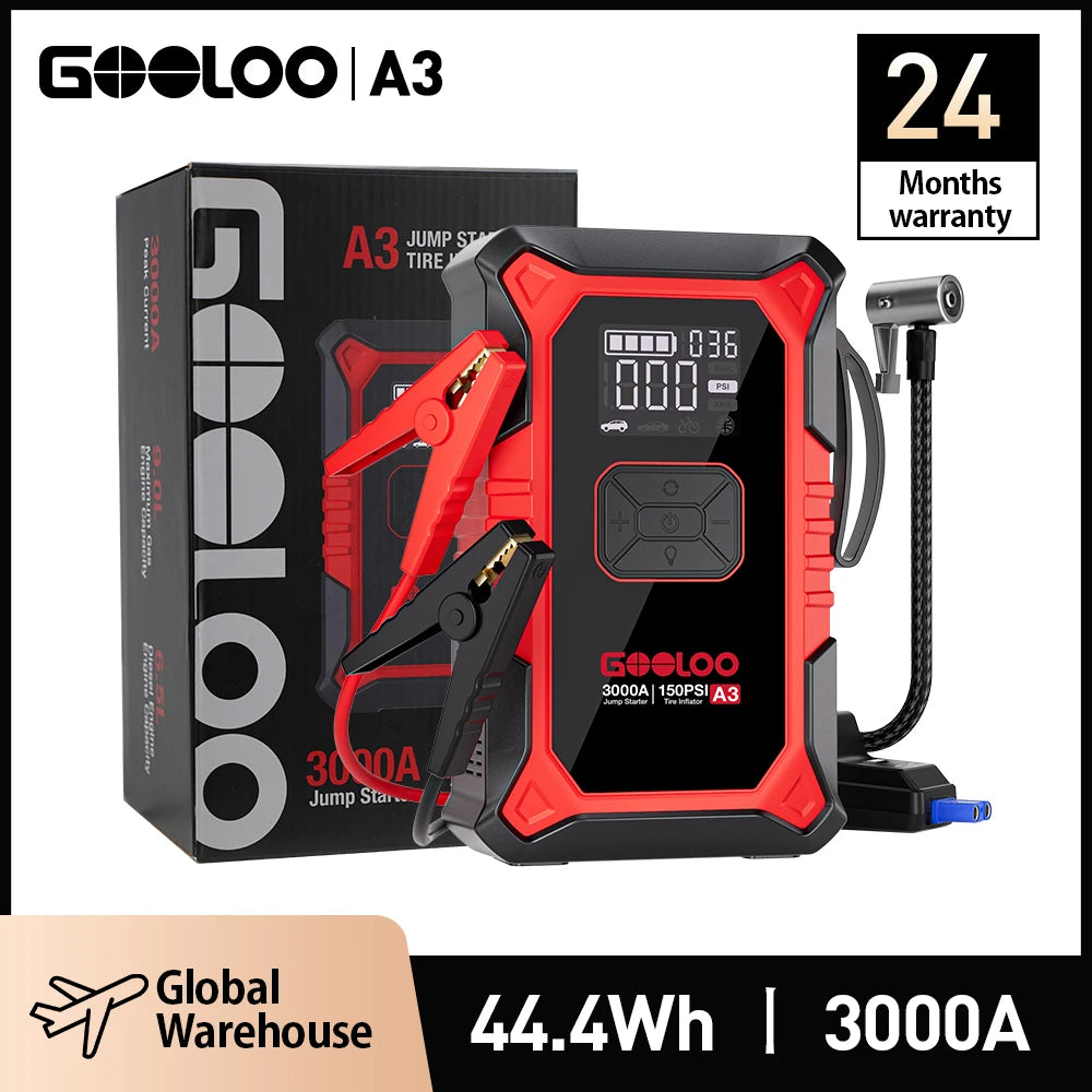 Jump Starter with Air Compressor