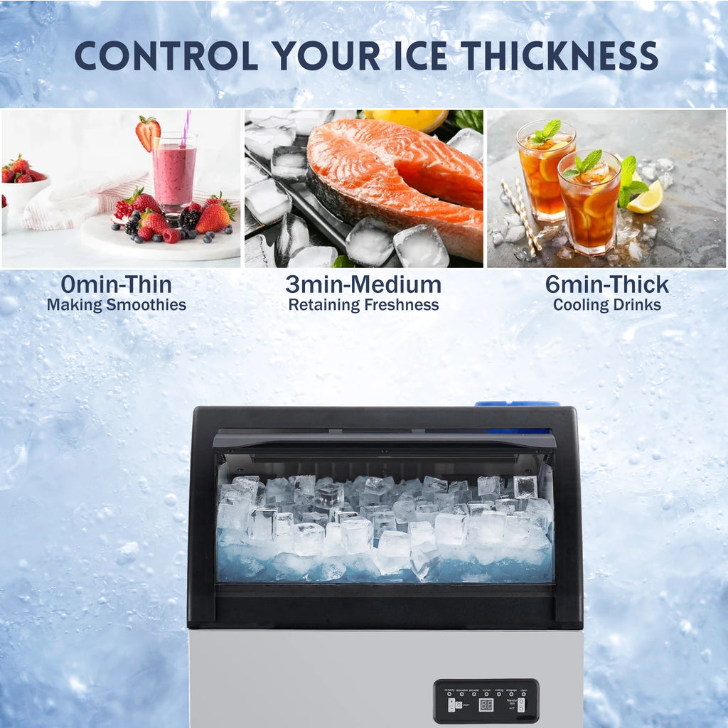 100lbs/24H Commercial Ice Maker Machine