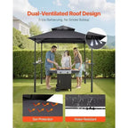 8x5 ft Reinforced Outdoor Canopy