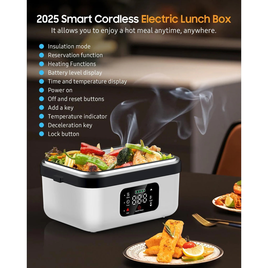 Rechargeable Automatic Heating Lunch Box