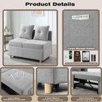 Four in one convertible sofa