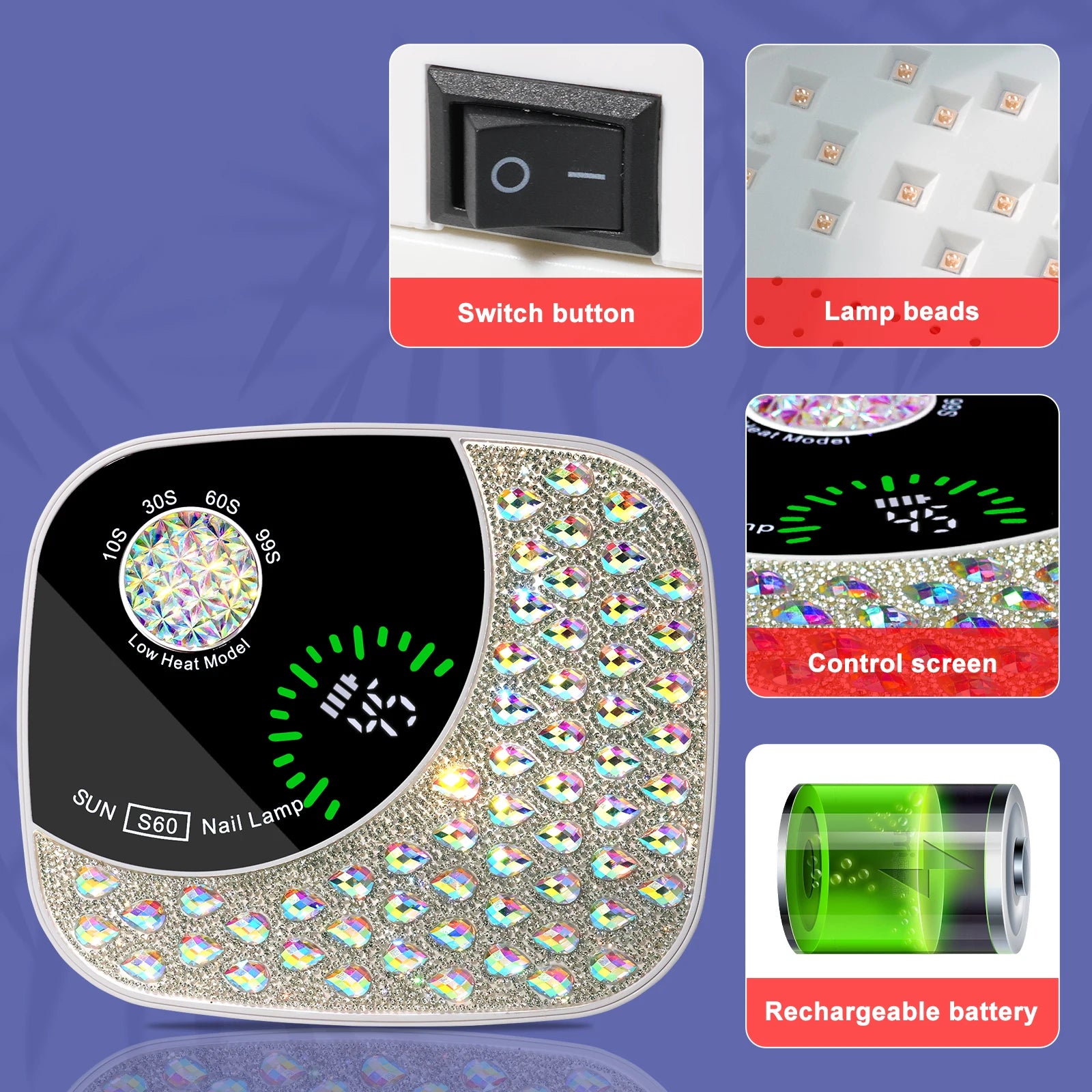Professional UV LED Nail Lamp