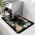 Coffee Machine Mat Rubber Backing