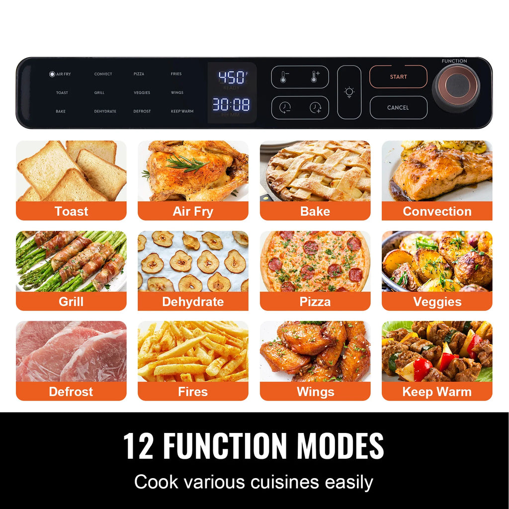 Air Fryer Toaster Oven 25L Convection Oven