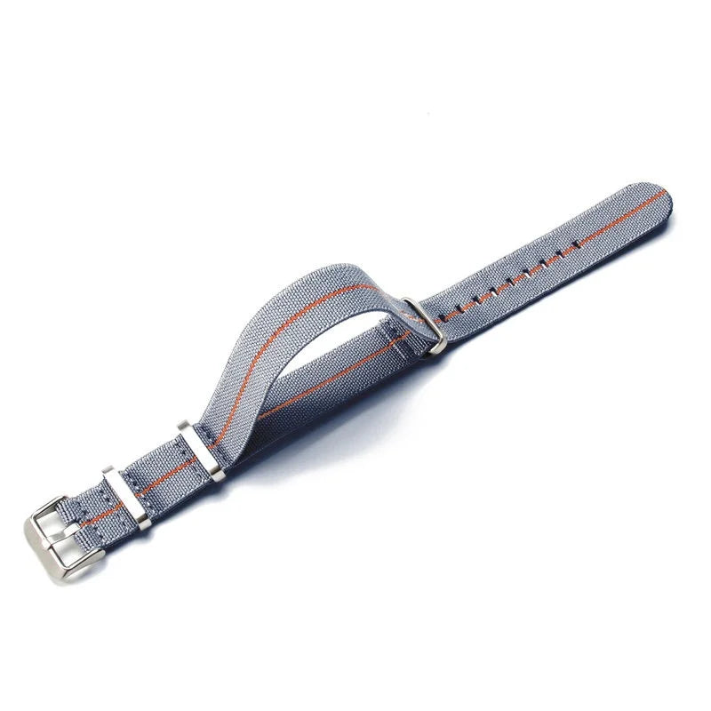 Elastic woven nato watch strap Nylon