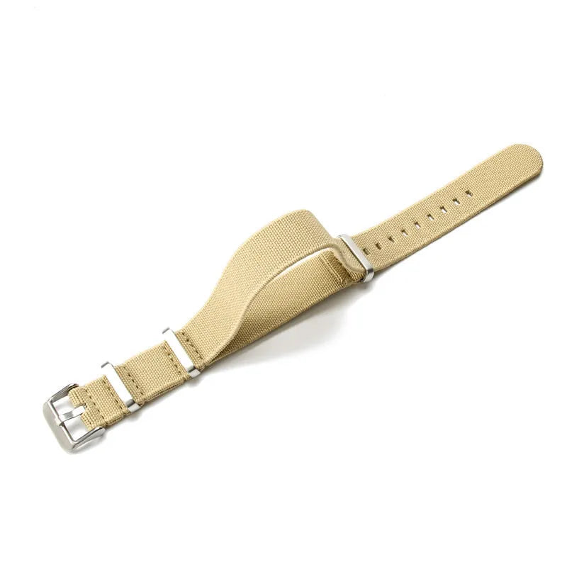 Elastic woven nato watch strap Nylon