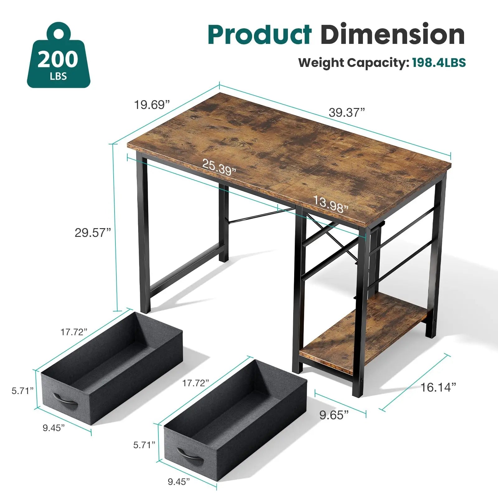47IN Computer Desk
