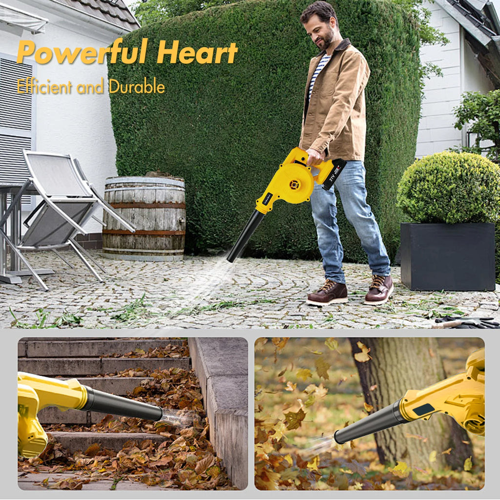 2-in-1 Cordless Leaf Blower 21V