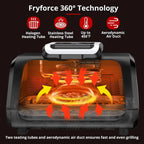 Indoor Grill Air Fryer Combo