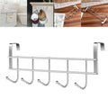 Stainless Steel 5-hook Cabinet Doo