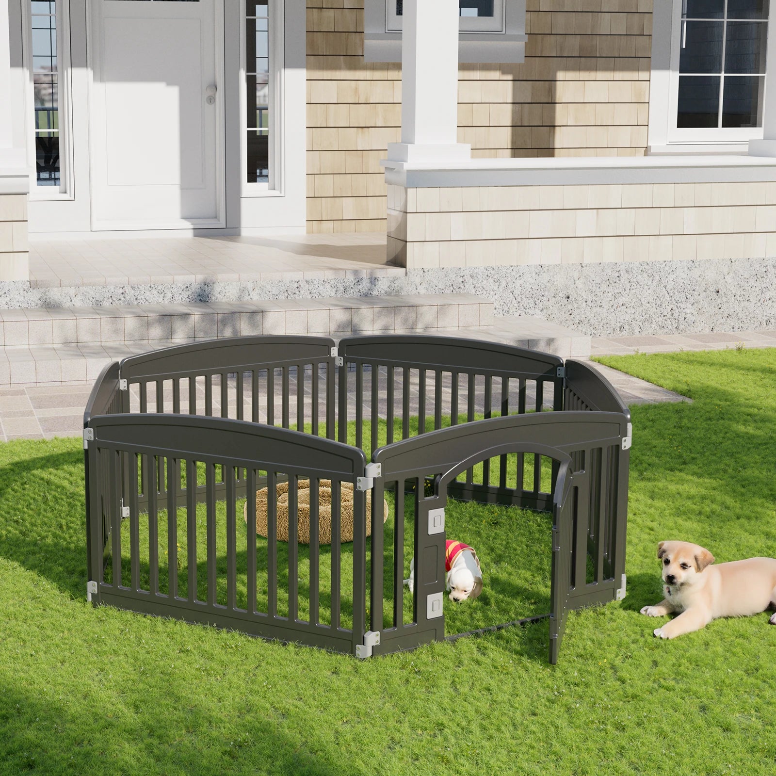 Plastic Dog Playpen 6 Panel 24IN