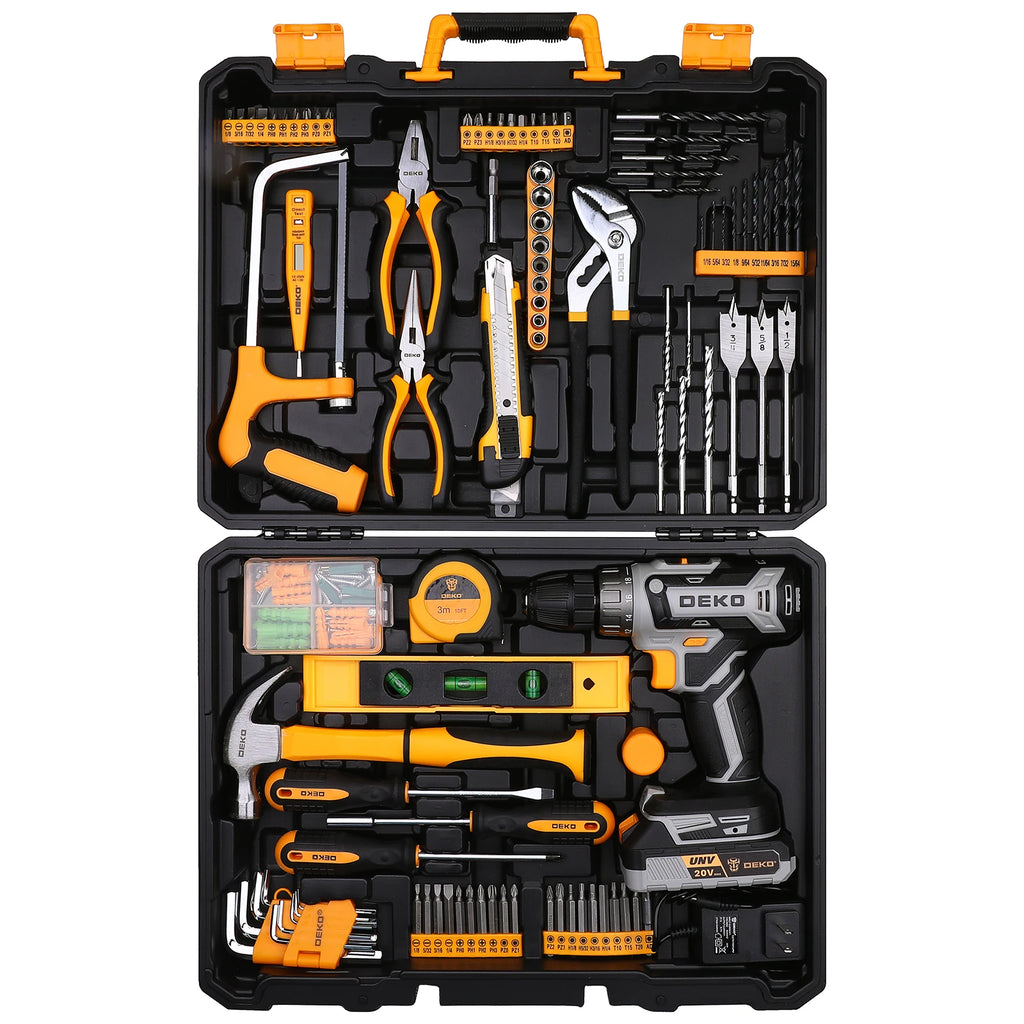 DEKO 20V cordless drill kit