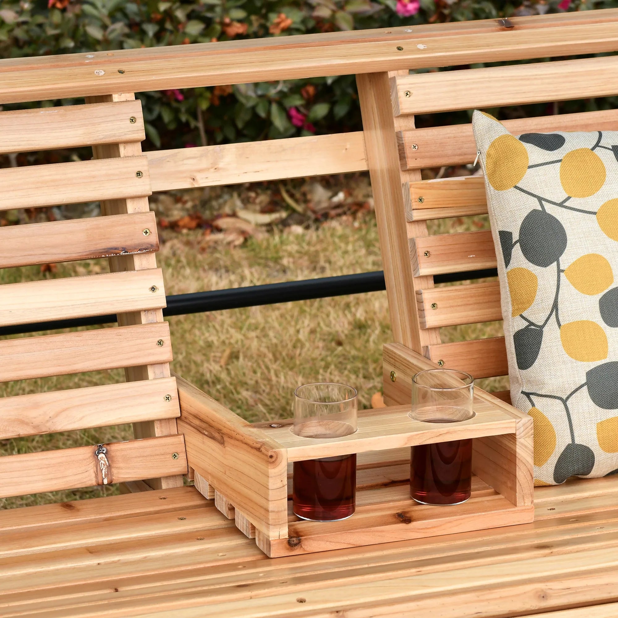 Outdoor 3-Person Patio Outdoor Swing