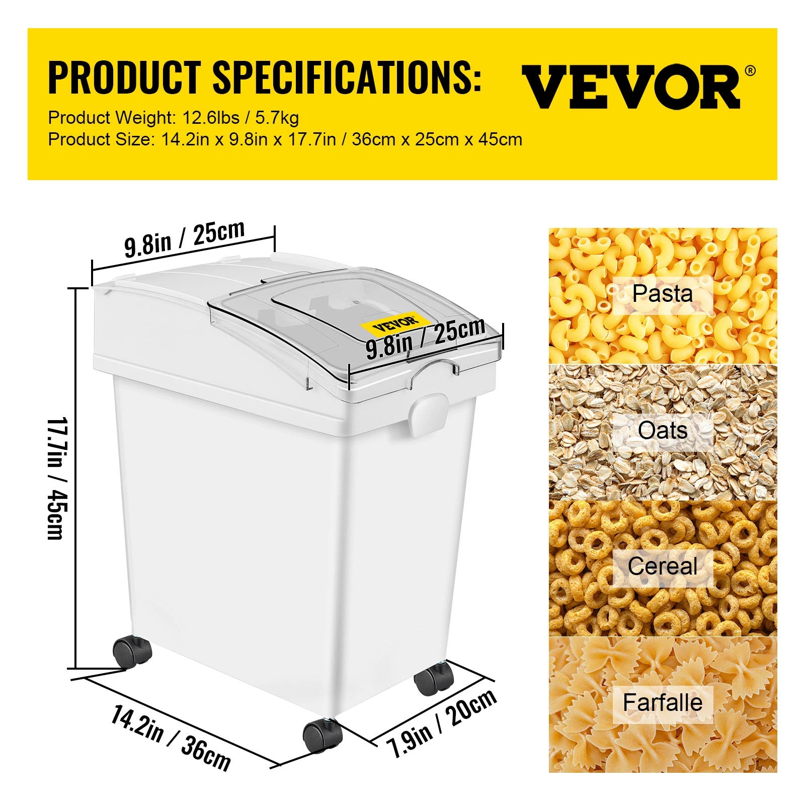 Dry Ingredient Storage Bin