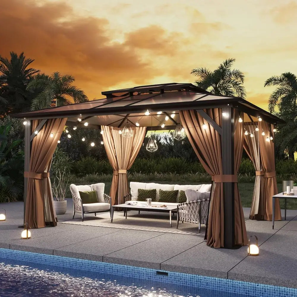 10x12 ft. Outdoor Poly Pavilion