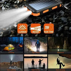 Outdoor Power Non-Stop: 10000mAh Solar Power Bank