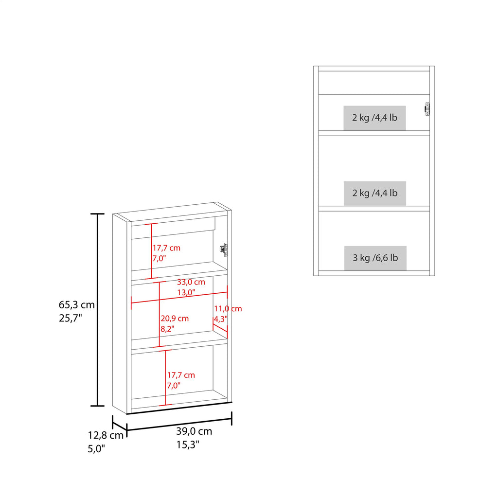 Narrow  Mirror Medicine Cabinet