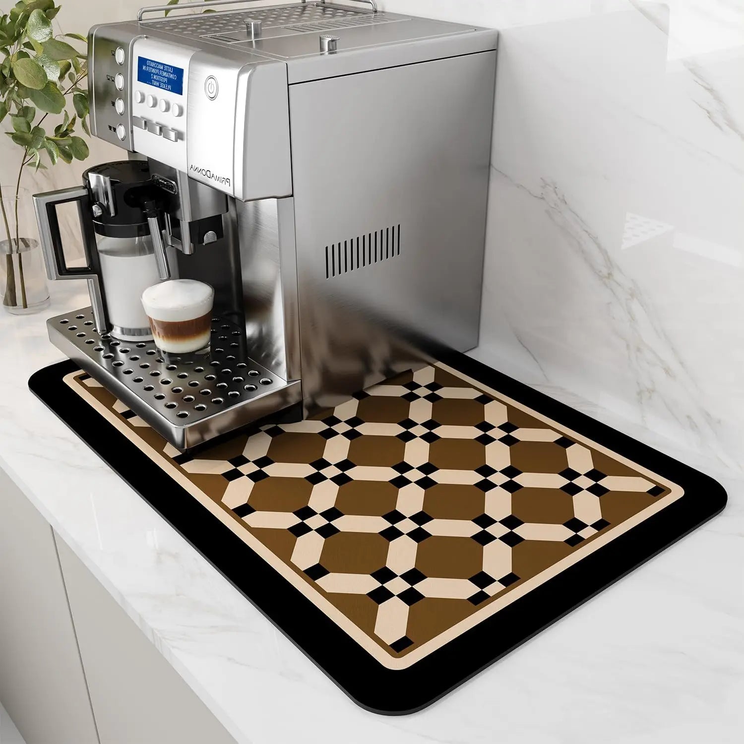 Coffee Machine Mat Rubber Backing