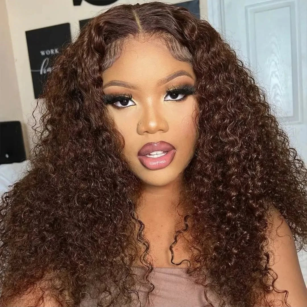 Chocolate Brown 13x6 HD Lace Frontal Wig