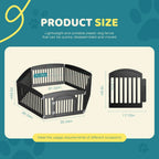 Plastic Dog Playpen 6 Panel 24IN