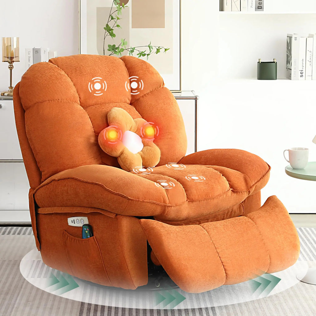 Power Recliner Chair, Swivel Rocker Recliner